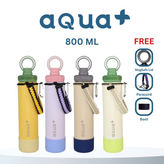 Aqua+ Tumbler 800ml (27oz) Vacuum Insulated Stainless Steel Tumbler Mag-safe Free Accessories