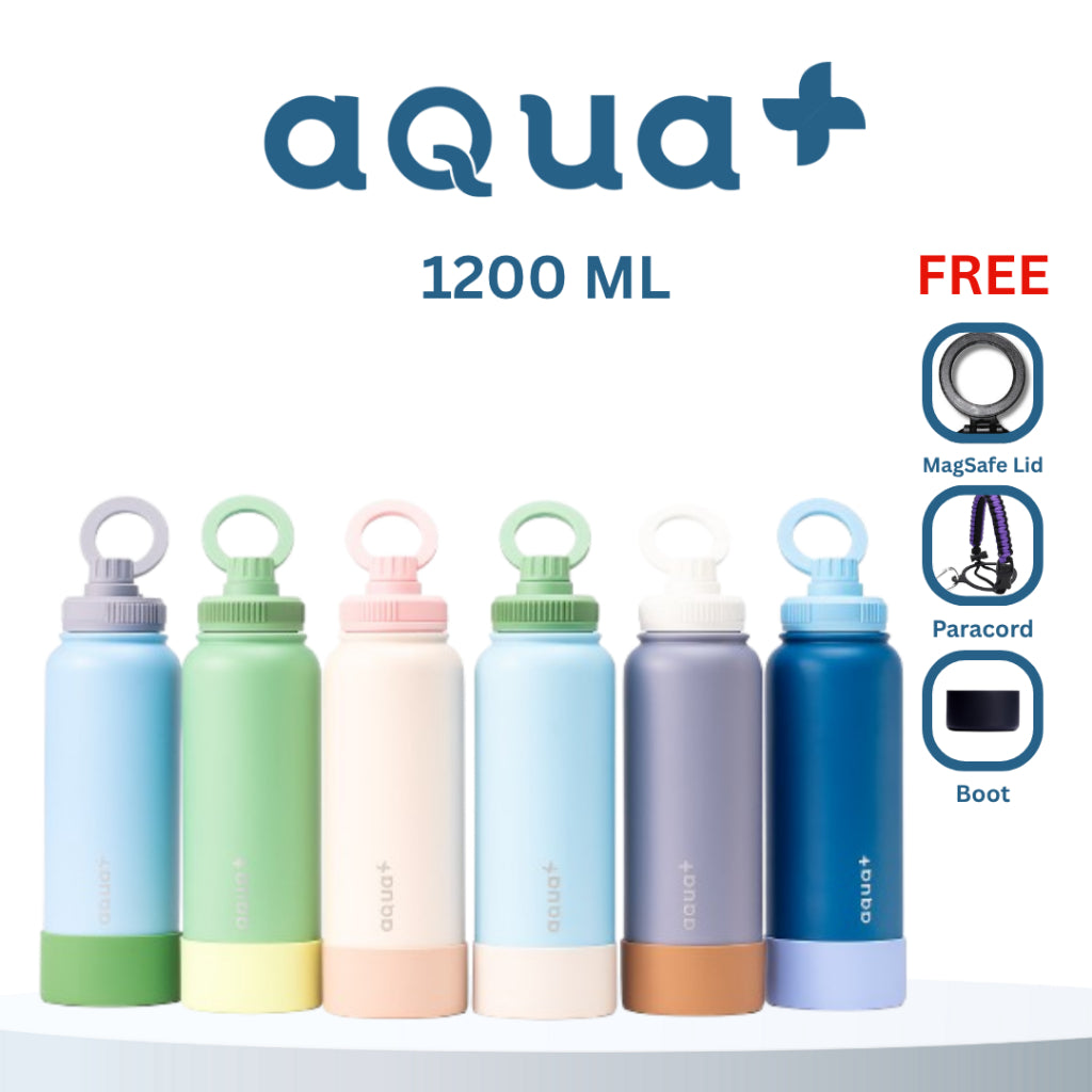 Aqua+ Tumbler 1200ml (40oz) Vacuum Insulated Stainless Steel Tumbler Mag-safe Free Accessories
