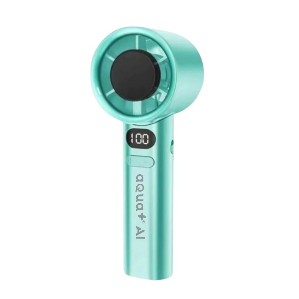 Aqua+ AI Fan Handheld Mini Fan with 120 Speed Powerful USB Charging, Suitable for Travel, Outdoor