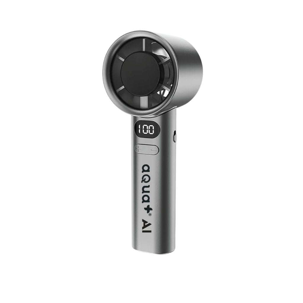 Aqua+ AI Fan Handheld Mini Fan with 120 Speed Powerful USB Charging, Suitable for Travel, Outdoor