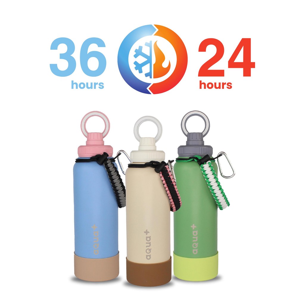 Aqua+ Tumbler 1200ml (40oz) Vacuum Insulated Stainless Steel Tumbler Mag-safe Free Accessories
